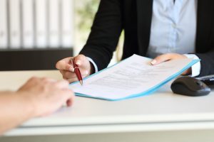 Contract signing