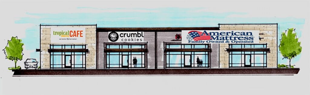 American Mattress, Tropical Smoothie Café and Crumbl Cookies are coming to Merrillville.