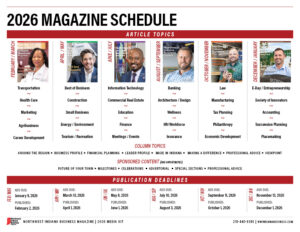 Northwest Indiana Business Magazine's 2026 Media Kit