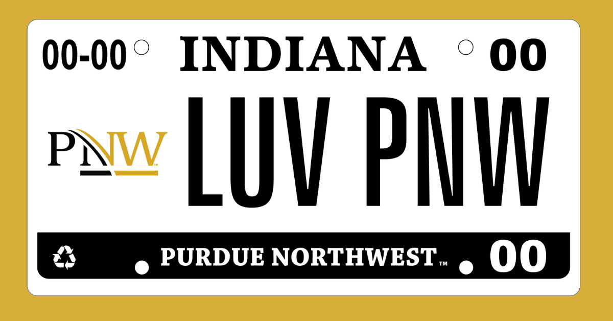PNW license plate