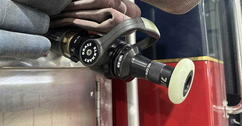 photo of Glow-in-the-Dark Smooth Bore fire hose nozzle