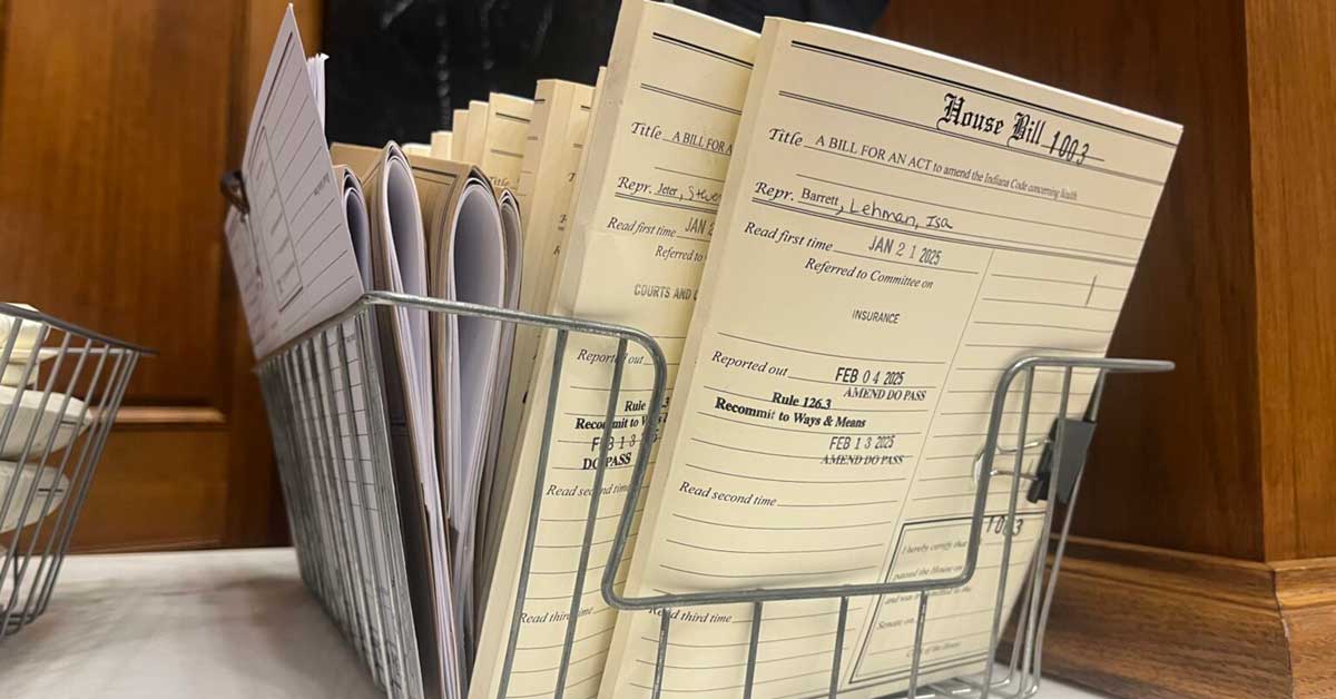 Indiana House bills