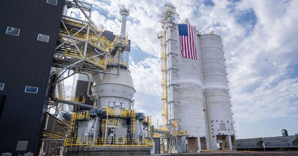 Ozinga opens low-carbon cement mill
